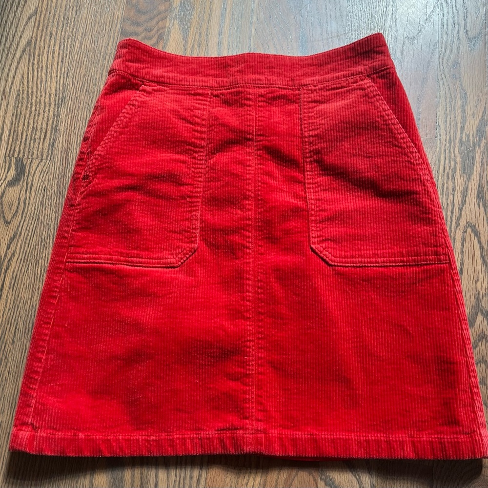 Boden Corduroy Mini Skirt
